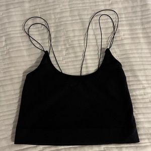 Bundle of three black tanks